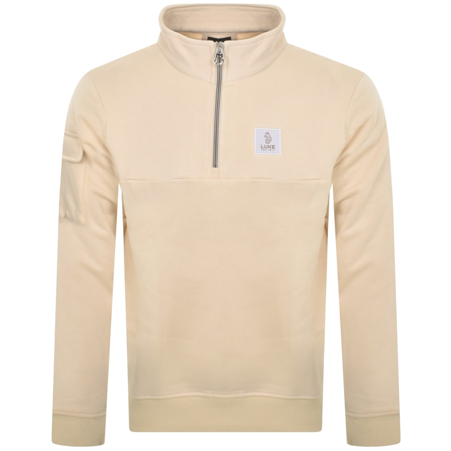 Luke 1977 Davao Sweatshirt Cream Mainline Menswear Denmark
